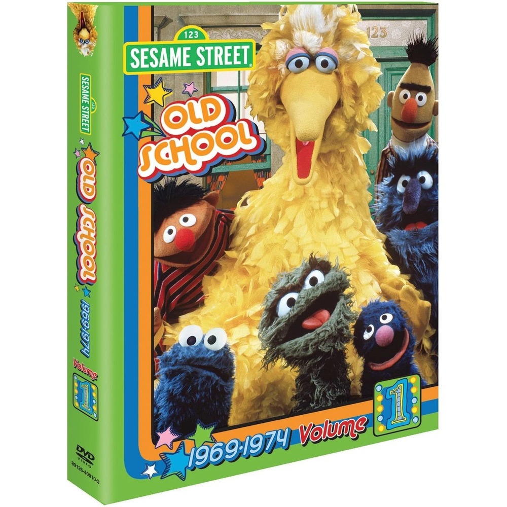 Sesame Street Old School Volume 1 1969-1974 DVD Box Set Big Bird Oscar Ernie